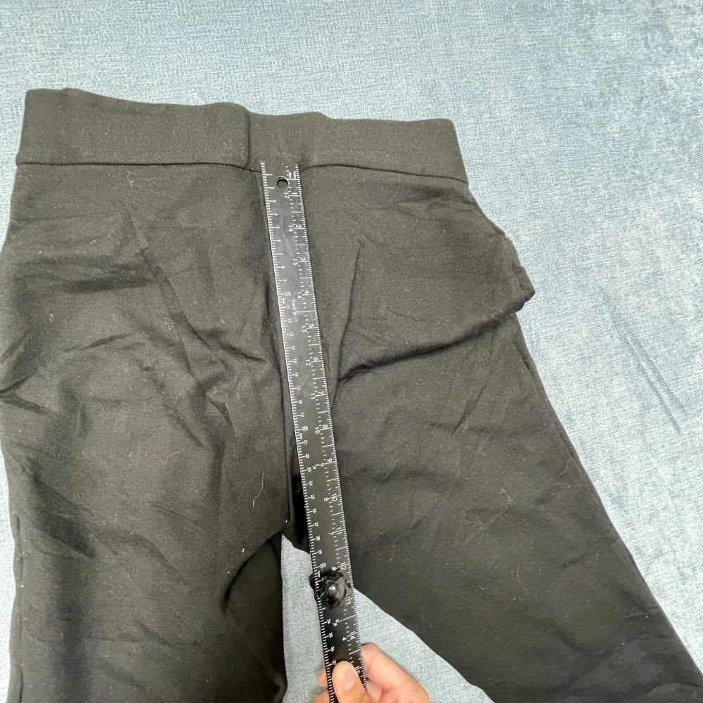 Michael Kors Pants Womens Small Black Stretch Front Side Slit Casual Pull On